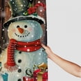 thumbnail image 3 of Shangniulu Shower Curtain for Bathroom with Hooks,Without Odor Polyester Fiber Material,Christmas Snowman Bathroom Decorative Shower Curtains Water Repellent Washable White, 3 of 7