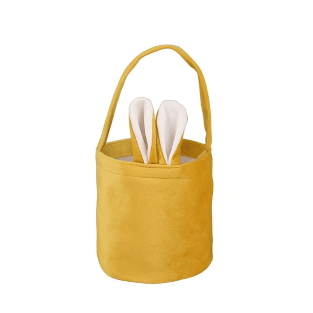 Yhmxh Sac à Main Lapin de Pâques Panier Oreilles Boîte Cadeau de Fête Emballage Boîte à Oeufs Sac de Bonbons Organisation et Rangement Déco Maison