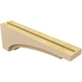 thumbnail image 5 of 4"W x 24"D x 8"H Thin Rivera Rough Cedar Woodgrain TimberThane Corbel, Primed Tan, 5 of 6