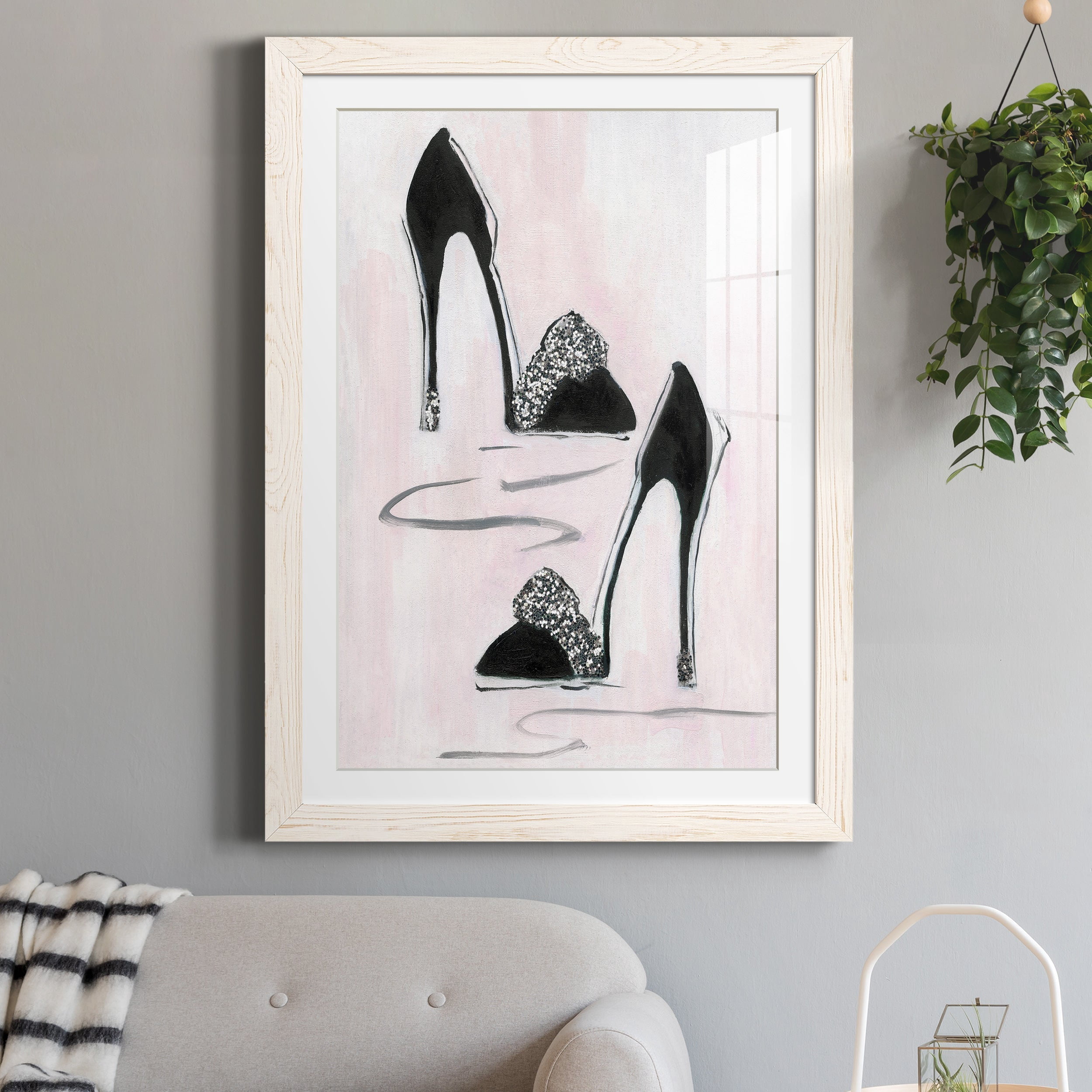 Shoes That Dazzle II - Premium Framed Print - Distressed Barnwood Frame - Ready to Hang