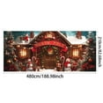 thumbnail image 2 of BotaniNest Large Garage Door Banner Outdoor For Holiday Season Front Porch Yard Festive Party Welcome Sign, 2 of 5
