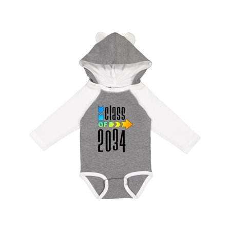 

Inktastic Class of 2034 Gift Baby Boy or Baby Girl Long Sleeve Bodysuit
