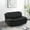 C, variant on 60 Inch Loveseat Sofa, Small Faux Leather Sofa Couch Sleeper Couch for Living Room, Bedroom, Apartment,Modern Couch Love Seat for 2-Seater Sofa Black