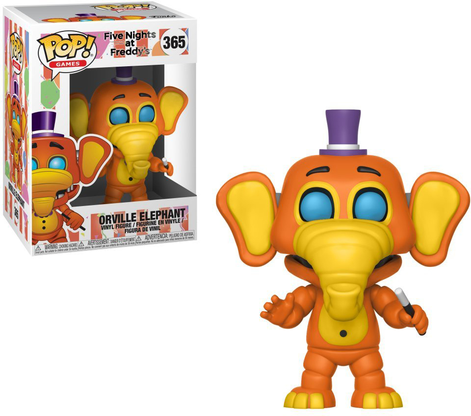 Funko Pocket POP! Keychain: FNAF Pizza Sim – Orville Elephant – Schlüsselanhänger & Minifigur, Ca. 4 Cm