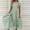 *Green, variant on U Women's Elegant Chiffon Mesh Patchwork Short Sleeve Crewneck Midi Dress with Cinched Waist ,Party Evening Gown Purple,Womens Plus M