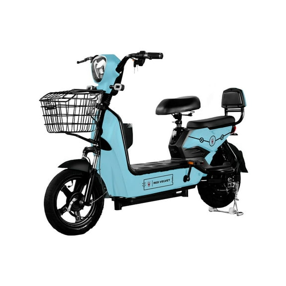 Red Velvet Bicicleta Electrica 350w Pantalla Lcd Azul 48v 12a