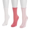 thumbnail image 3 of MUK LUKS Women's 3 Pack Dream Step Crew Socks, 3 of 5