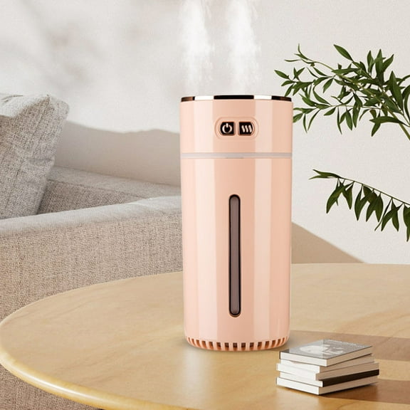 Humidifier for Home,Portable Dual-Spray Humidifier, USB Car Aromatherapy Machine,Auto Shut-off and BPA-Free for Safety