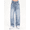 Light Blue, variant on Amidoa Wide Leg Girls Jeans Baggy High Waist Straight Leg Casual Denim Pants,Blue,Size 6