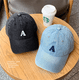 thumbnail image 3 of Gorra de béisbol de vaquero para hombre, estilo japonés, vintage, lavada, vieja, suave, con parte superior azul, con protector solar, moderna para mujer y hombre, 3 of 5