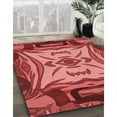 thumbnail image 2 of Ahgly Company Indoor Rectangle Patterned Bean Red Area Rugs, 6' x 9', 2 of 6