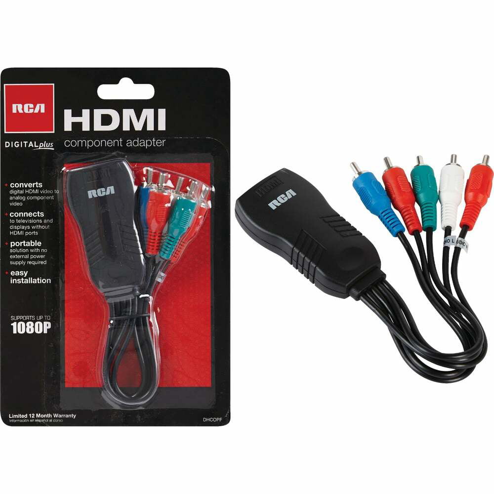 RCA HDMI to Analog Component Video Adapter
