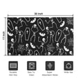 thumbnail image 5 of Halloween Skeleton Coffin Pattern Door Rugs,Washable Non Slip Door Mats Indoor,Decorative Door Mats,Entry Mat Indoor for Entrance,Bedroom,Kitchen,Bathroom,17"x30", 5 of 6