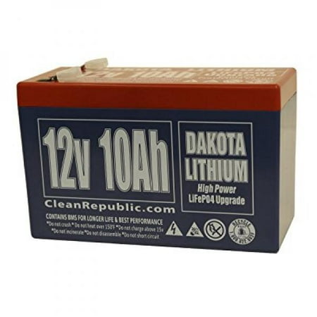 Dakota Lithium CR12V10Ah 12 Volt 10 Ah Rechargeable Lithium