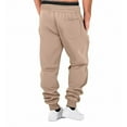 thumbnail image 7 of Men's Casual Joggers Sweatpants with Shaped Pockets Drawstring Elastic Waist Pants for Hiking Tapered for Active Athletic Workout, 7 of 7