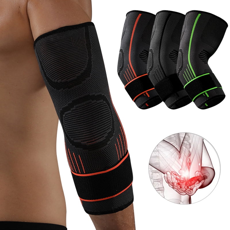 1pcs   Compression Sleeve Elbow Brace Gym Elastic Golfer's Elbow Straps for Supportive Pain Relief And Stability