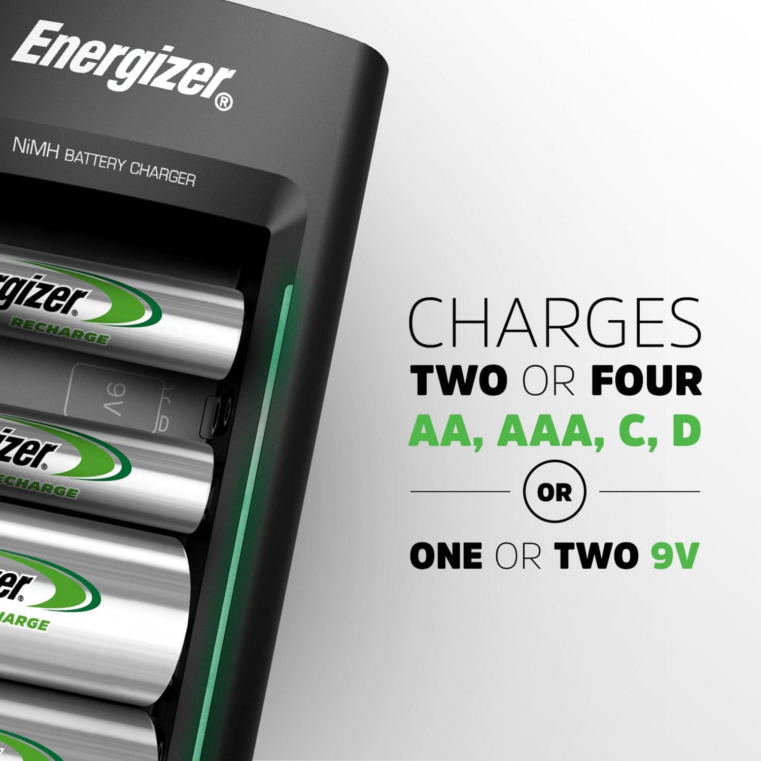 Energizer NiMHバッテリーチャージャー Energizer Energizer Recharge Value Charger for NiMH