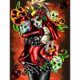 thumbnail image 2 of Cuadros Decorativos 5D DIY diamante pintura completo redondo taladro calavera chica pared decoración diamantes de imitación artesanías Ndcxsfigh Nuevos Originales, 2 of 8