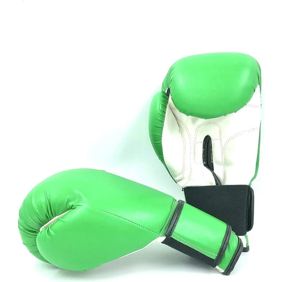 Woldorf USA Boxing Gloves Green Kickboxing, Grappling, Fighting, Muay Thai Training Boxing Bag Gloves, Punch Bags and Focus Pads Punching Plain-Blank Vinyl Gloves No Logo
