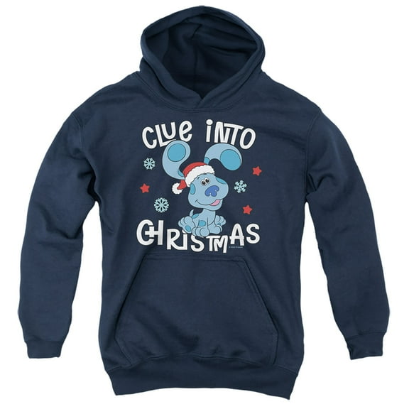 Blue'S Clues & You Blue Christmas Kids Hoodie for Youth Boys and Girls