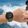 thumbnail image 6 of Slim Outdoor Sports Digital Watch, practical multi-function stopwatch, night luminous time display, lightweight 50m waterproof wristwatch for student hiking camping fitness activity, 6 of 6