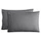 thumbnail image 1 of Juego de Fundas de Almohada de Franela Bare Home 100% Algodón Doble Cepillado Estándar 2 Gris, 1 of 5