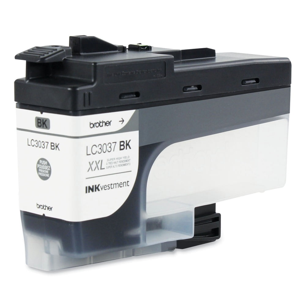 (4 pack) Brother Genuine LC3037BKS High-Yield Black Printer Ink Cartridge