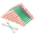 thumbnail image 1 of 100PCS Disposable Dual Sides Eye Shadow Sponge Applicator Eyeshadow Brushes Makeup Brush (Green), 1 of 5