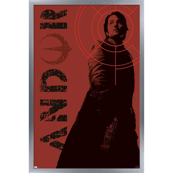 Sheena Pike - Daydream Galaxy Wolves Wall Poster, 22.375" x 34" Framed