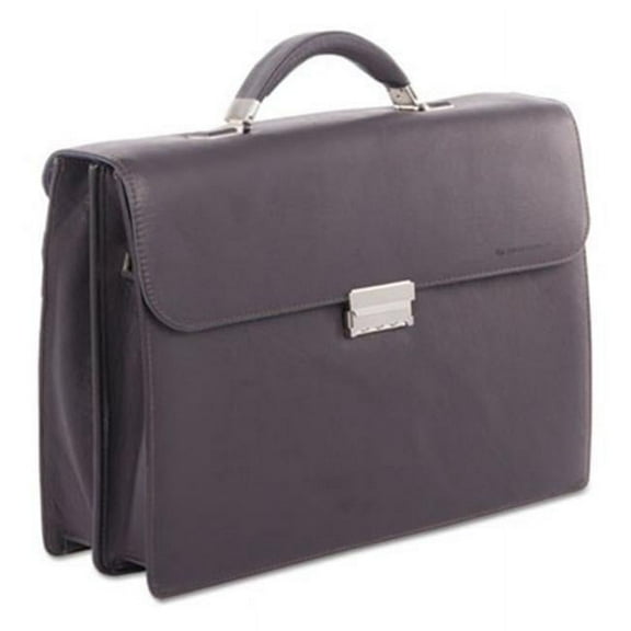 Milestone Briefcase Holds Laptops, 15.6, 5 x 5 x 12 in. - Brown