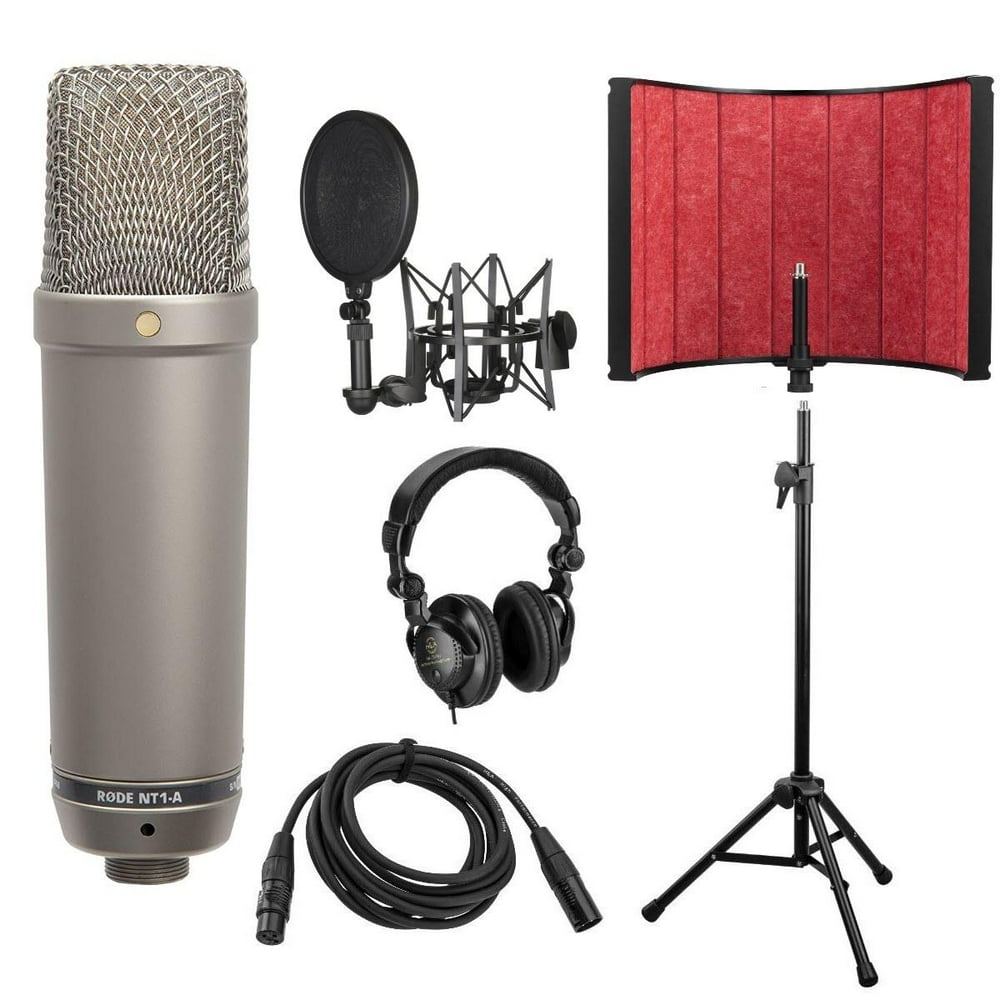 Rode Microphones NT1A Quiet Studio Condenser Microphone with Premium