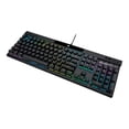thumbnail image 3 of CORSAIR Gaming - Clavier - Rétroéclairé - USB - QWERTY - US - Commutateur de Touches : Rouge MERRY MX - Aluminium Brossé Noir Anodisé, 3 of 15