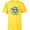 Yellow, variant on Disney Mickey Mouse Cheers to the New Year Retro Distressed - Short Sleeve T-Shirt for Kids - Customized-White