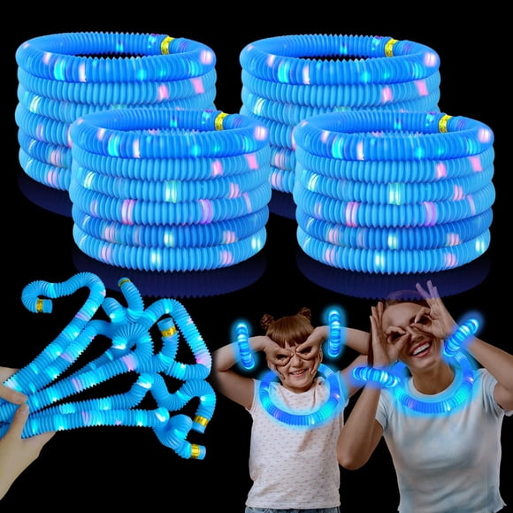 Glow Sticks Party Favors Kannove Blue Light Up 24 unidades para niños