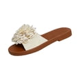 thumbnail image 2 of Willtoo 2026 Trendy Flower Slippers Sandals for Women Summer Casual Flat Sandal Shoes Comfortable Slip on Flower Slides Sandals Beach Shoes, 2 of 5