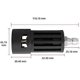 thumbnail image 2 of Tool Pressure Washer Adaptors 11.6mm Compact Quick Release Connector Female Q/R Conversion Adaptor Fits Karcher K-Series, 2 of 5