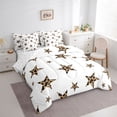 thumbnail image 3 of Homewish Boys Girls Stars Print Twin Bedding Sets 7-Piece,Animal Leopard Print Bedding Comforter Set Microfiber,Cartoon Cheetah Print Breathable Sheet Sets,Breathable Home Decor,Reversible, 3 of 8