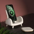 thumbnail image 4 of Sofa Wireless Charger, 15W Fast Certified Wireless Charging Station Compatible with iPhone 17 16 15 14 13 12 Pro Max Samsung Galaxy S25 S24 S23 Note 20 Google etc, 4 of 8