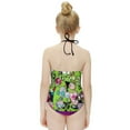 thumbnail image 4 of Invader Zim Characters Children's One-piece Swimwear Halterneck Swimsuit Summer Beach Girl's Bathing Suits Breathable Beachwear, 4 of 7