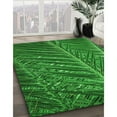 thumbnail image 2 of Ahgly Company Indoor Rectangle Patterned DarkGreen Area Rugs, 2' x 5', 2 of 6