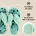 thumbnail image 3 of LazyOne Flip-Flop Spa Slippers for Women, Female Fuzzy House Slippers, Dog Mom, 3 of 5