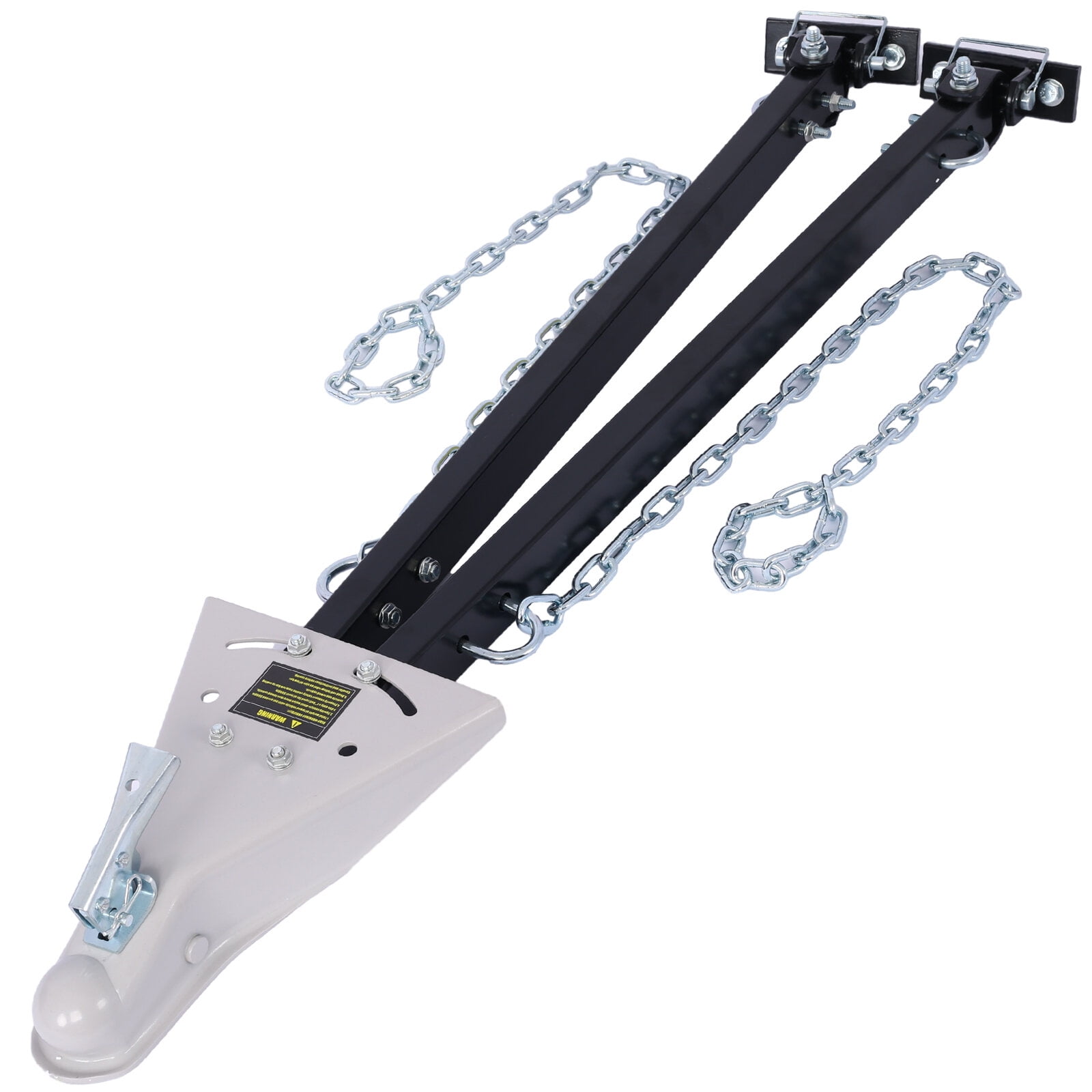 , Universal Car RV Tow Bars for Flat or Dinghy Towing, 5,000 lbs, 2-Inch Coupler, Black ,Steel ,