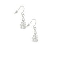 thumbnail image 3 of Delight Jewelry Silvertone Chinese Symbol ''Good Luck'' Silver tone Infinity French Earrings, 3 of 4