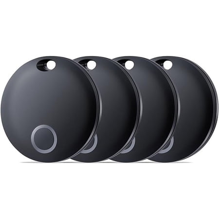 Smart Tag,Bluetooth Luggage Tracker. For Apple Find My (iOS only), Keys, Luggage, Backpack, Wallet, IP67 Waterproof, 4-Pack