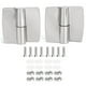 thumbnail image 1 of Bisagra de gravedad de aleación de aluminio para muebles, piezas de Hardware para puertas, uso en el lado derecho, 8,5x8cm, 2 uds., 1 of 5