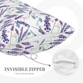 thumbnail image 3 of Balery Lavender Flowers Bedding Queen Pillow Cases - Envelope Closure - Soft Brushed Microfiber Fabric - Shrinkage and Fade Resistant Pillow Cases-14"x20", 3 of 6