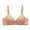 Q-Gray, variant on Bigersell Padded Bralette Women Printed Push-Up Together Daily Bra Underwear No Underwire Women Size Female Seamless Sports Bra, Style 12123, Beige 40B