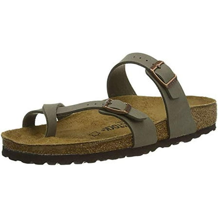 Birkenstock Women's Mayari Sandal, Stone, 38 R EU, 7-7.5 M US