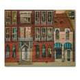 thumbnail image 3 of Designart 'Vintage Red Facade of Shop In Paris I' French Country Print on Natural Pine Wood, 3 of 5