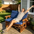 thumbnail image 3 of Outdoor Loveseat Cushions, Fade-Resistant Patio Bench Cushion with Backrest, Lounge Seat back Pads 48*42*3.5in, 3 of 6